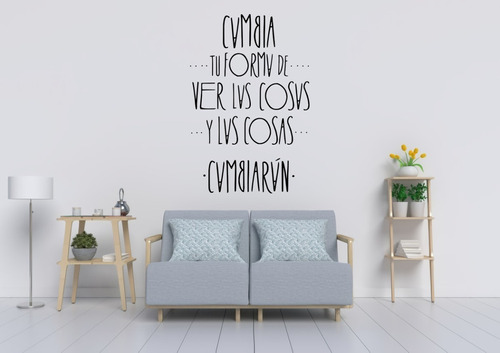 Vinilos Decorativos Vinil Pared Frases Letras Cambia Tu...