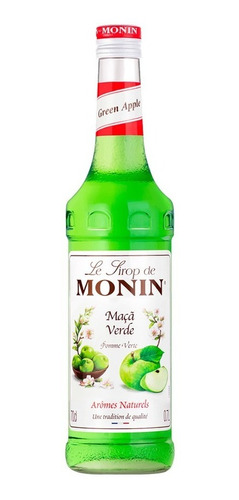 Xarope Para Drinks E Gin Monin Maça Verde 700ml 