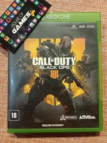 Call Of Duty Black Ops Iiii 4 Xbox One Mídia Física Usado (Usado)