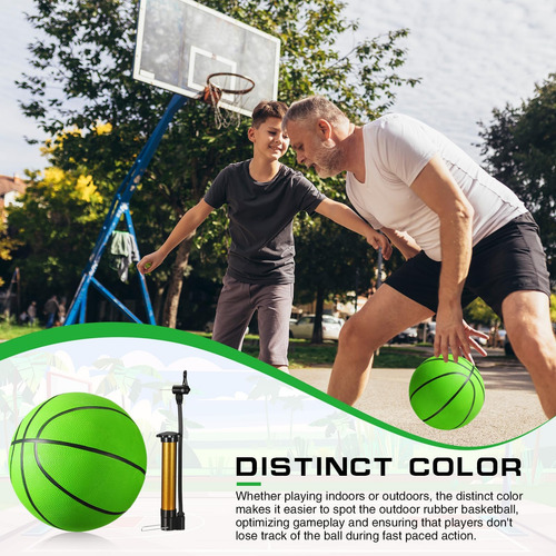 Leyndo 6 Pcs Basketballs Basket Size 7, Baloncesto De Goma P