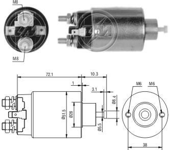 Solenoide O Automatico Nissan Subaru Mitsubishi Zm 697