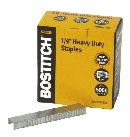 Bostitch Heavy Duty De Premium Staples, 2-25 Hojas, 0,25 Pul