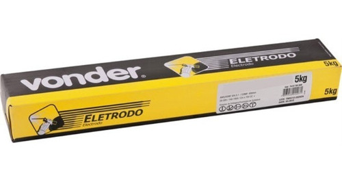 Eletrodo Para Solda Elétrica, 60.13, Com 2,50 Mm, Vonder