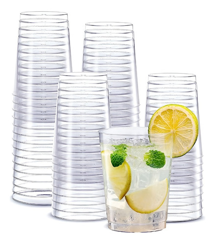 25 Set Vasos Desechables Vaso Plastico Vaso Acrilicos 438 Ml