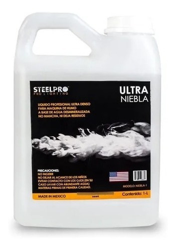 Líquido Para Cámara De Humo Steelpro Ultra Niebla 1 Litro