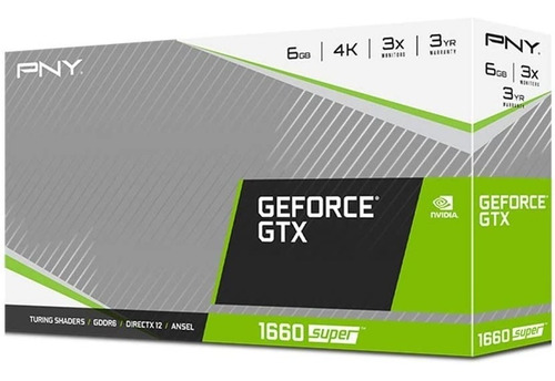 Imagen 4 de 7 de Pny Nvidia Geforce Gtx 1660 Super 6gb Graphics Card Gddr6