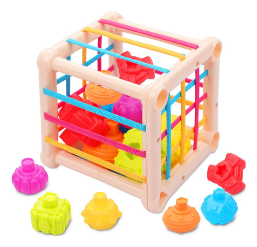 Juego Didáctico Cubo Sensorial Bebé Estimulación Temprana