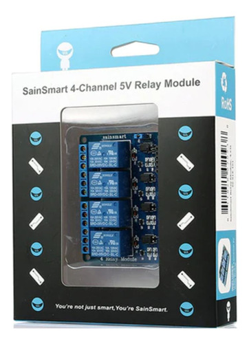 Módulo Control 4 Reles H/220v 10a Opto-aislado Arduino Raspi