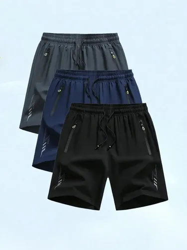 Kit 3 Shorts Fitness Secagem Rápida Basquete Corrida