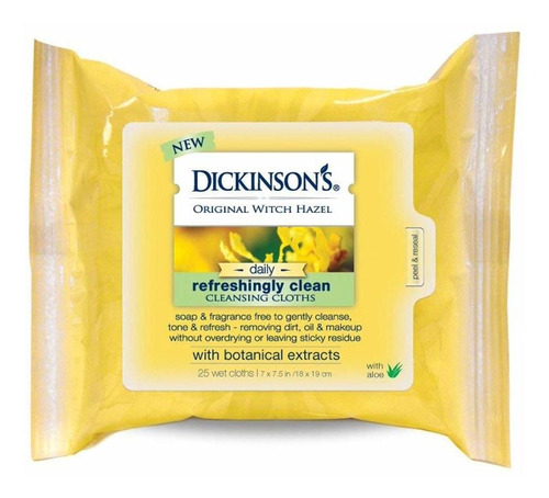 Dickinson's Original Witch Hazel Paños Limpiadores Diarios 