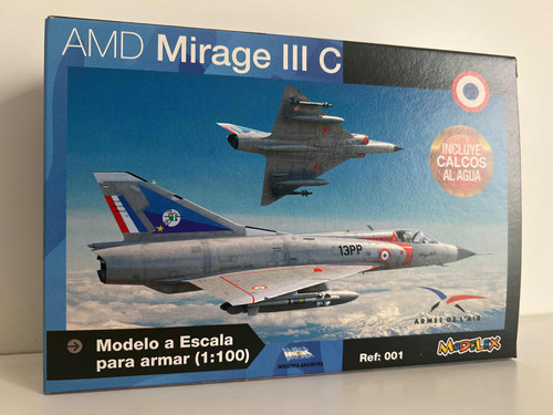 Avión Para Armar Modelex Mirage Iii C 1:100