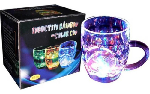 6 Vasos Luminosos Led Tazón Copete Luces Colores 250cc