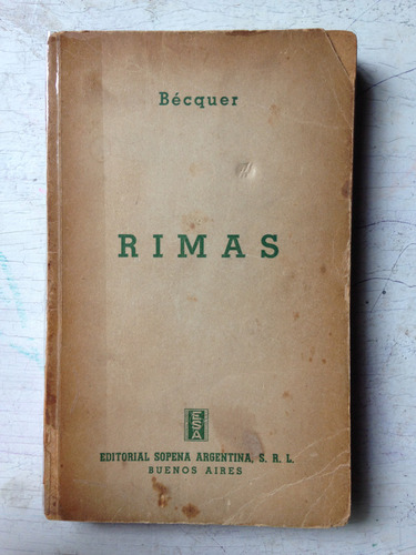 Rimas Gustavo Adolfo Becquer