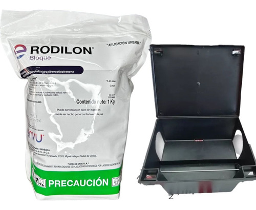 Rodilon Bloque Bayer Cebo Rodenticida 1 K + Cebadero Advance