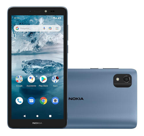 Celular Smartphone Nokia C2 2nd Nk085 32gb Azul - Dual Chip