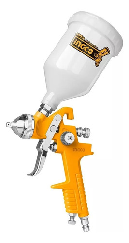 Pistola Pintar Ingco T/plastico 600cc Amarillo/blanco Febo