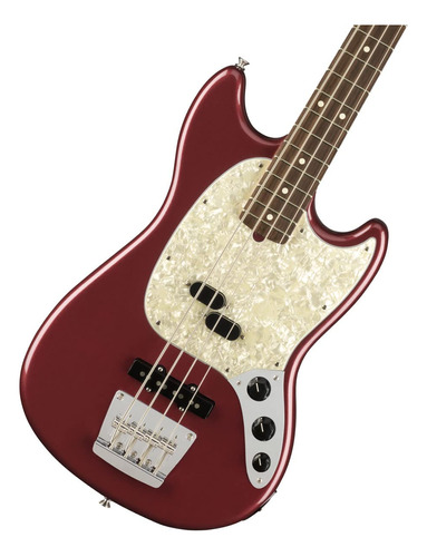 Fender American Performer Mustang Bass, Berenjena, Diapasó.