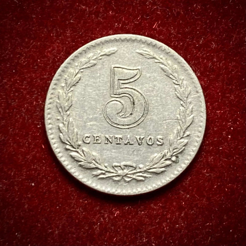 Moneda 5 Centavos Argentina 1940 Km 34 Cj 170 Cuproníquel (Usado)