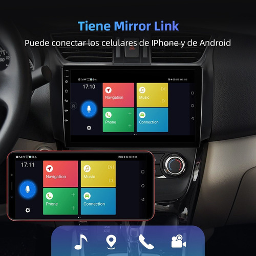 Estéreo Cámara Para Nissan Sentra B17 2013-2019 Gps Wifi Fm