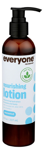 Everyone Loción Nutritiva Sin Perfume, 8 Fz