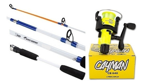 Combo Variada Caña 2.40mts + Reel + Nylon! Oferta!