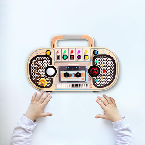 Tablero De Luz Montessori Con Mango, Tablero De Interruptor