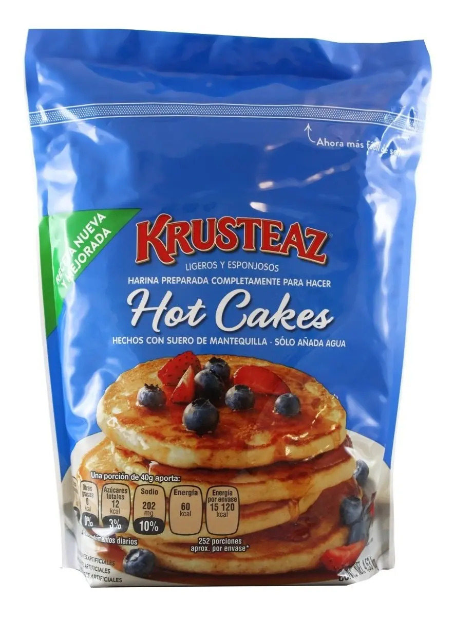 Krusteaz Harina Para Hot Cakes Waffles Ligeros Y Esponjosos 4.5 Kg