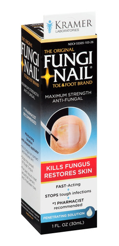 Solución Anti-hongos  Fungi Nail Dedos Y Pies Máxima