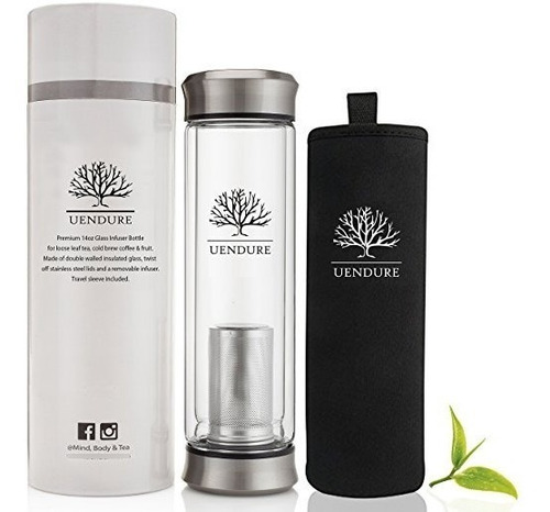 Uendure Botella Del Té Infuser & Cold Brew Cafetera - Nueva 