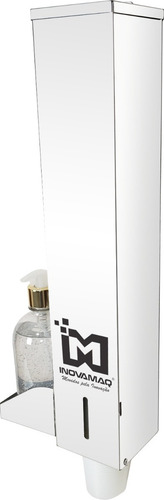 Suporte P/ Copo Descartável Inox 180 A 200ml Com Dispenser