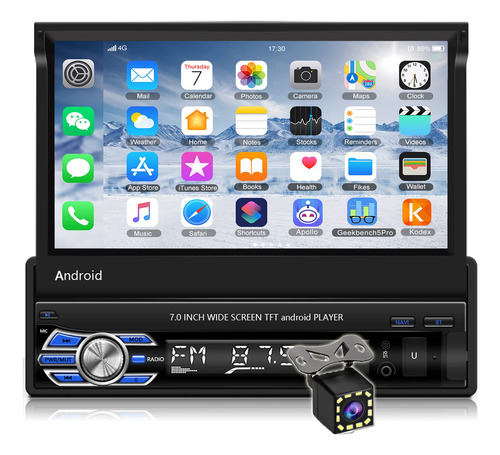 Camecho Estreo De Auto Din Para Android 10.0 Con Bluetooth,