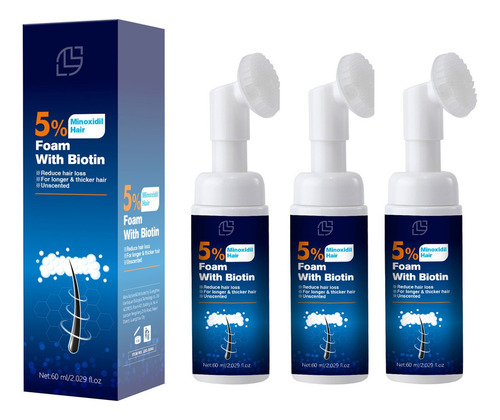 Espuma De Minoxidil Al 5% Para Hombres, Espuma Para El Creci