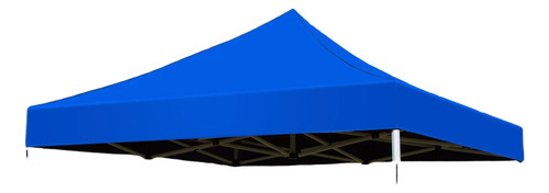Repuesto De Lona Para Toldo 2x2 100 % Impermeable H G Q Color Azul