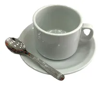 Comprar Set 6 Taza Desayuno C\u002Fplato Café Con Leche  Y Cuchara Tsuji.