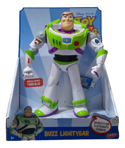 Buzz Lightyear Muñeco Articulado Toy Story 4 Alto 25 Cm