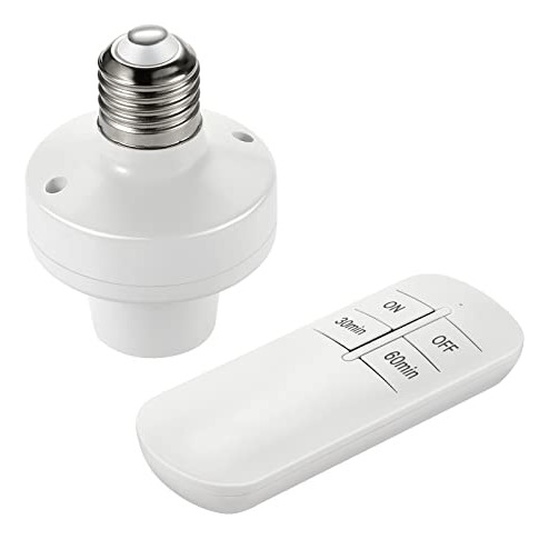 Qiachip Control Remoto Lámpara De Luz Socket E26 E27 Pdqss