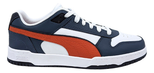 Tenis Puma Rbd Game Low Blanco-azul 386373 19 Para Hombre