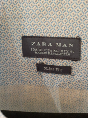 Camisa Manga Larga Zara Man Talle 44 , Excelente!!!
