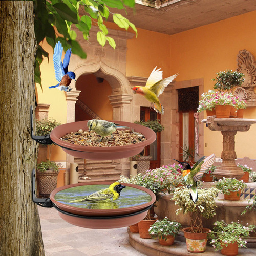 Comedero Colgante Para Pájaros Para Jardín Al Aire Libre Con