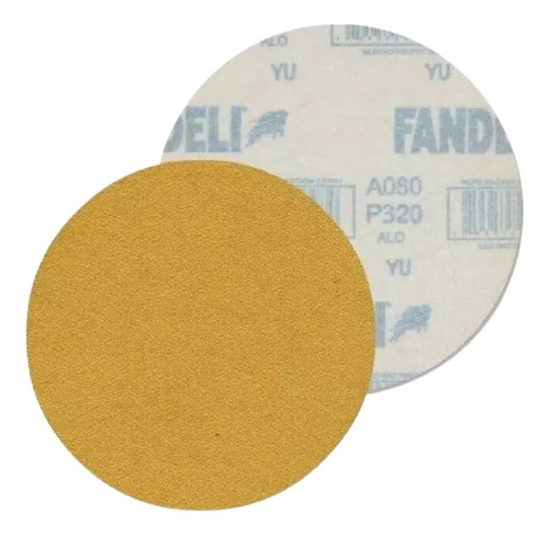 Disco De Lija 6 C/velcro E080 Grano 60 Fandeli (50 Pza)