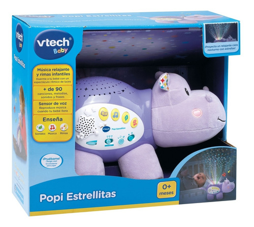 Lámpara Protector Estrellas Sonidos P/bebés Canciones Luces