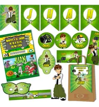 Comprar Kit Imprimible Candybar Ben 10 Ben10 Personalizado