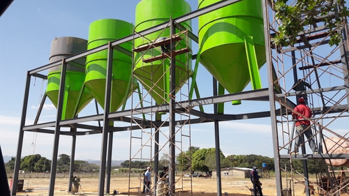 Fabricacion De Silos Difrentes Estandares Cemento Pego Maiz.