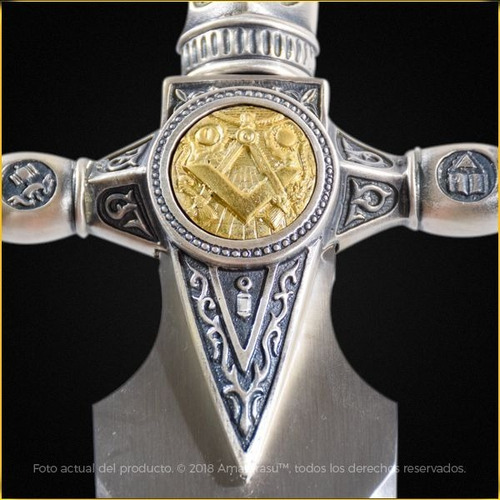 Imagen 4 de 10 de Daga Masonica Marto Toledo España Mason Cuchillo Espada