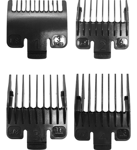 Kit Máquina De Cortar Cabelo Profissional Recarregável Cor Prateado 110v/220v