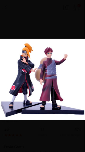 Gaara E Deidara, Naruto.