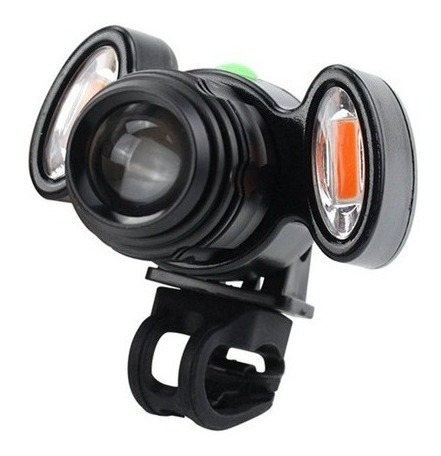 Luz Delantera Bicicleta T6 Led Recargable Dual