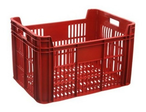 Cajón Organizador De Plástico Cosechero Rojo 38 L