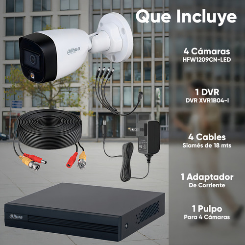 Camara Dahua 2mp Full Color Hd Cámaras Led