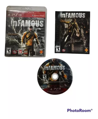 Jogo Ps3 Infamous Mídia Física Original